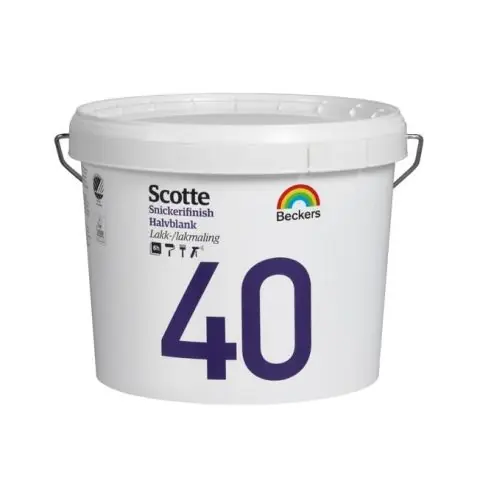 Beckers Scotte 40 Snickerifinish Lackfärg Premium